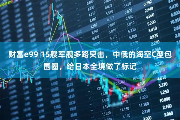 财富e99 15艘军舰多路突击，中俄的海空C型包围圈，给日本全境做了标记